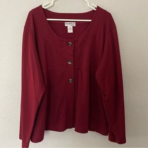 NorthStyle 2X Burgundy shirt/coat